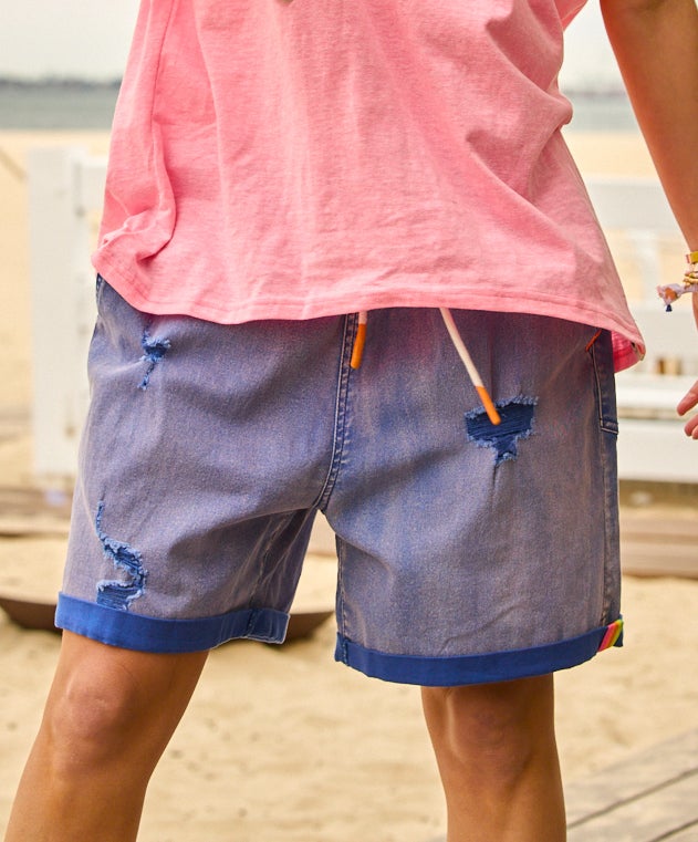 Vintage blue sale jean shorts